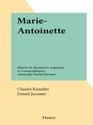 cover image of Marie-Antoinette